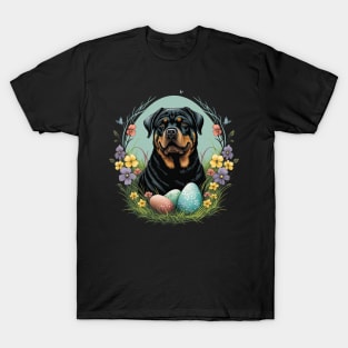 Rottweiler happy easter day T-Shirt